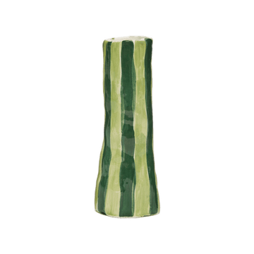Double Green Stripe Vase