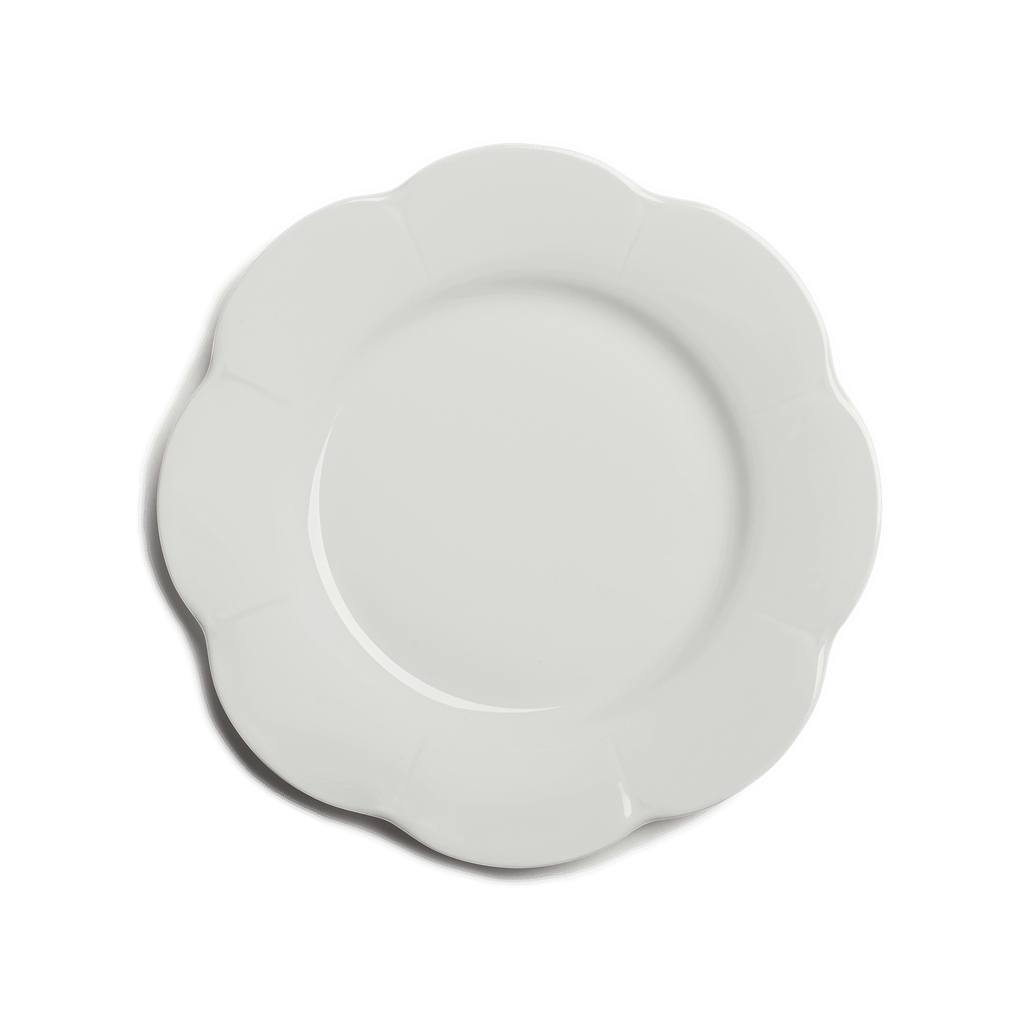 Scalloped-Edge Dinner Plate