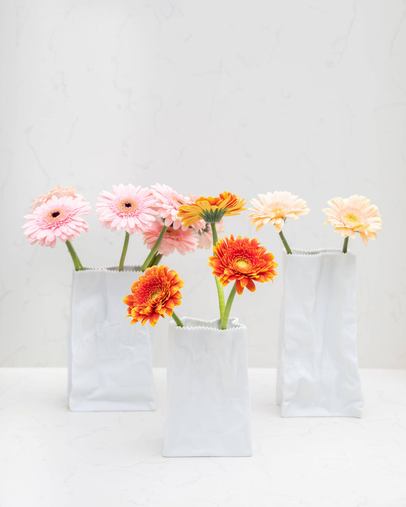 White Paper Bag Vase - The Sette