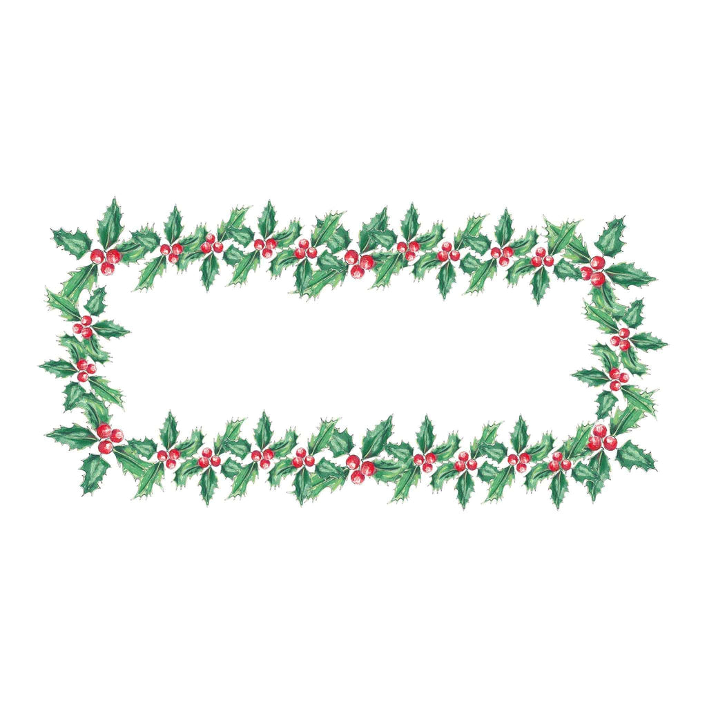 Holly and Mistletoe Place Cards