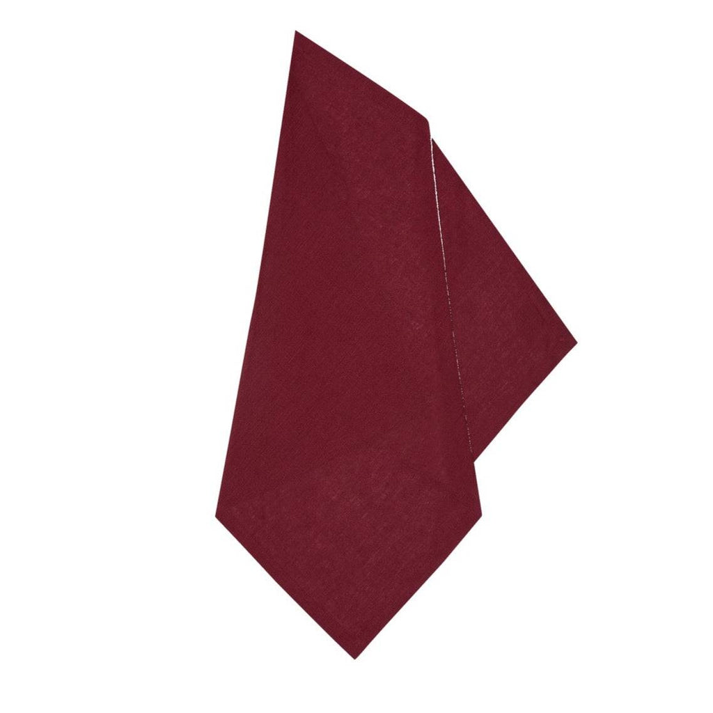Deep Red Napkins, Set of Four - The Sette