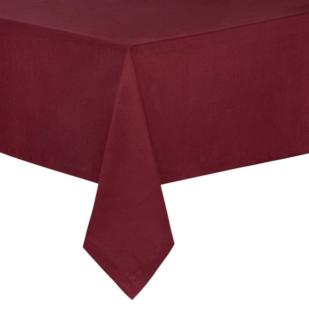 Deep Red Tablecloth - The Sette