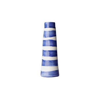 Blue Side Stripe Vase - The Sette